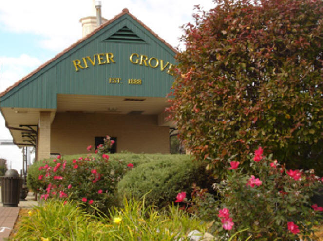 River Grove village building